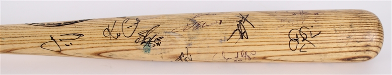 2006 San Francisco Giants Team Signed Louisville Slugger Bat w/ 20 Signatures Including Felipe Alou & More **SF Jacobson COA / 400**