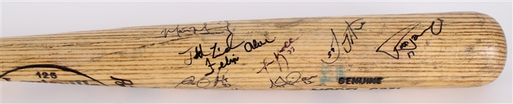 2006 San Francisco Giants Team Signed Louisville Slugger Bat w/ 20 Signatures Including Felipe Alou & More **SF Jacobson COA / 400**