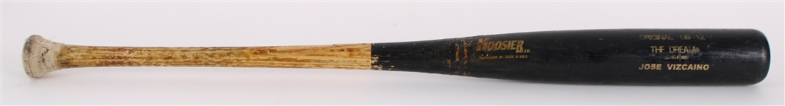 1998-99 Jose Vizcaino Los Angeles Dodgers Hoosier Professional Model Game Used Bat (MEARS LOA) **290**