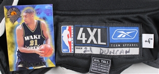 2004-06 Tim Duncan San Antonio Spurs Warm Up Jacket (MEARS LOA/100% Authentic LOO)