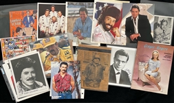 1940s-1990s Celebrity Signed 8x10 Photos w/ Classic Sheet Music (Lot of 40+)