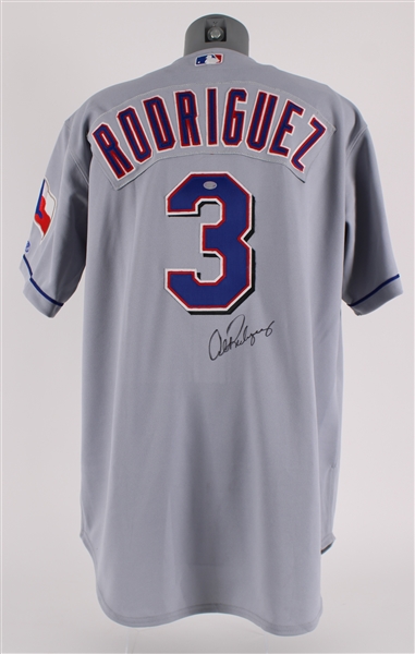 2001 Alex Rodriguez Texas Rangers Signed Jersey **Player COA / 234**