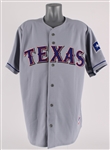 2001 Alex Rodriguez Texas Rangers Signed Jersey **Player COA / 234**