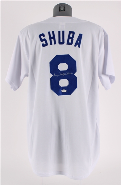 2000s George "Shotgun" Shuba Brooklyn Dodgers Signed Jersey **JSA / 342**
