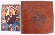 1950's-70's Smoking Memorabilia Collection - Lot of 29 w/ Cigar Boxes, JFK Cigar Labels & More