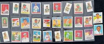 1960's-90's Baseball Memorabilia Collection - Lot of 100 w/ Roger Maris Talking Baseball Card, Babe Ruth Stamp Sheets & Classic Baseball Cards Reprints