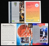 1992-93 Shaquille O'Neal Orlando Magic Basketball Trading Cards - Lot of 5 w/ Topps Stadium Club Rooke & More
