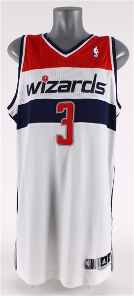 2013-14 Bradley Beal Washington Wizards Game Worn Home Jersey (MEARS A5)