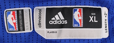 2016-17 Derrick Rose New York Knicks Game Worn Road Jersey (MEARS A5)