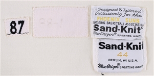 1987-88 Kevin Johnson Phoenix Suns Game Worn Home Jersey (MEARS A10) Rookie Season w/ Nick Vanos Memorial Patch 