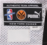 2000-01 Latrell Sprewell New York Knicks Game Worn Home Jersey (MEARS A10)