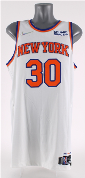 2022 (March 9) Julius Randle New York Knicks Game Worn Association Edition Jersey (MEARS A10/Fanatics)