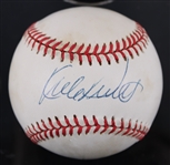 1985-94 Kirby Puckett Minnesota Twins Signed OAL Brown Baseball **PSA/DNA  268**