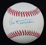 1984-86 Leo Durocher Brooklyn Dodgers / New York Giants Signed ONL Feeney Baseball **298**