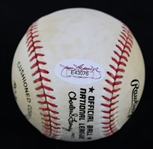 1984-86 Carl Hubbell New York Giants Signed ONL Feeney Baseball **JSA / 278**