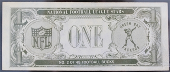 1962 Bart Starr Green Bay Packers Football Bucks #2
