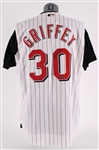 2000-2004 Ken Griffey Jr. Cincinnati Reds Autographed Replica Russell Athletic Jersey (Upper Deck COA) (409)