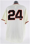 1951-72 Willie Mays San Francisco Giants Autographed Replica Majestic Jersey *JSA* (412)