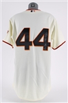 1959-73, 77-80 Willie McCovey (d.2018) San Francisico Giants Autographed Replica Majestic Jersey (JSA) (418)