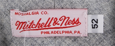 1953-71 Ernie Banks Chicago Cubs Autographed Mitchell and Ness Replica 1969 Jersey (JSA) (Tristar) (392)