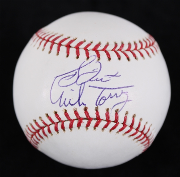 1999-2015 Bucky Dent and Mike Torrez New York Yankees Autographed Selig ROMLB (212)