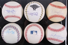 1994-2015 Al Oliver Joey Cora & More Pitts Pirates Autographed Coleman ROBNL and Selig ROMLB (Jacobson) (Lot of 6) (201)