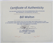 1974 Bill Walton (d.2024) UCLA Autographed Adidas Replica Jersey (Jacobson) (320)