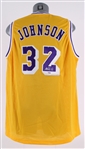 1979-91, 96 Ervin Magic Johnson Autographed Replica Jersey (PSA) (318)