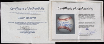 1983-2000's Baltimore Orioles Signed Baseballs - Lot of 5 w/ Earl Weaver, Roberto Alomar, Rick Dempsey & More **SF Jacobson COA / 253**