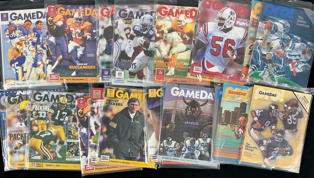1970s-1990s Game Day and Pro! Magazines (Lot of 37)