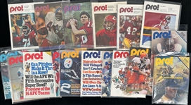 1970s-1990s Game Day and Pro! Magazines (Lot of 37)
