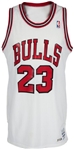 1986-1987 Michael Jordan Chicago Bulls Game Worn Jersey (MEARS A10, Heritage Auctions LOA) Worn 1st Scoring Title (31.7 pts) Season