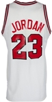 1986-1987 Michael Jordan Chicago Bulls Game Worn Jersey (MEARS A10, Heritage Auctions LOA) Worn 1st Scoring Title (31.7 pts) Season