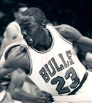 1986-1987 Michael Jordan Chicago Bulls Game Worn Jersey (MEARS A10, Heritage Auctions LOA) Worn 1st Scoring Title (31.7 pts) Season
