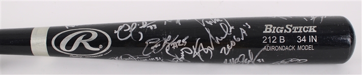 2006 Oakland Athletics Team Signed Rawlings Adirondack Bat w/ 25+ Signatures (JSA) **381**