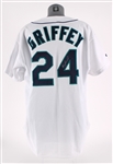 1990s Ken Griffey Jr. Seattle Mariners Signed Jersey **SF Jacobson COA / 408**