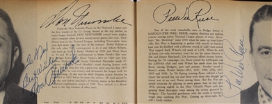 1957 Brooklyn Dodgers Multi Signed Team Yearbook w/ 29 Signatures Including Sandy Koufax, Duke Snider, Gil Hodges, Don Newcombe, Don Drysdale, Pee Wee Reese & More (JSA) Last Year in Brooklyn