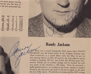 1957 Brooklyn Dodgers Multi Signed Team Yearbook w/ 29 Signatures Including Sandy Koufax, Duke Snider, Gil Hodges, Don Newcombe, Don Drysdale, Pee Wee Reese & More (JSA) Last Year in Brooklyn