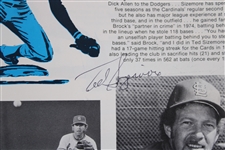 1976 Los Angeles Dodgers Multi Signed Team Yearbook w/ 21 Signatures Including Tommy Lasorda, Vin Scully, Dusty Baker, Walt Alston & More (JSA)