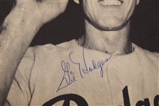 1955 Brooklyn Dodgers Multi Signed Team Yearbook w/ 25 Signatures Including Jackie Robinson, Roy Campanella, Sandy Koufax & more (JSA)
