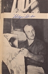 1955 Brooklyn Dodgers Multi Signed Team Yearbook w/ 25 Signatures Including Jackie Robinson, Roy Campanella, Sandy Koufax & more (JSA)