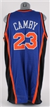 1999-2001 Marcus Camby New York Knicks Game Worn Road Jersey (MEARS A5)