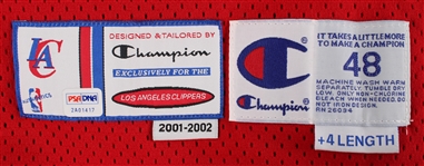 2001-02 Darius Miles Los Angeles Clippers Signed Game Worn Road Jersey (MEARS LOA/JSA & PSA/DNA)