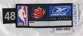 2002-03 Shane Battier Memphis Grizzlies Game Worn Home Jersey (MEARS A5)