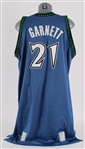 2004-05 Kevin Garnett Minnesota Timberwolves Game Worn Road Jersey (MEARS A5)