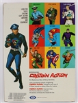 1966 High Grade Captain America Captain Action Marvelmania Figure w/ Equipment & Original 10x15 Box