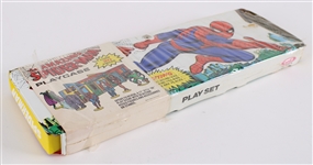 1973 The Amazing Spiderman Marvelmania 6x17 Playcase in Original Packaging 