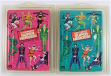 1977-79 US Edition Batman & Robin 7 Mego Figures in Original Packaging (MOC)
