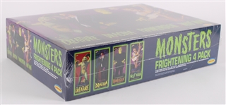 2000 Monsters Frightening LE 4 Pack Kit - Creature, Frankenstein, Dracula, Wolfman 14x5x20 (MIB)