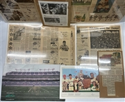 1930s-1990s Milwaukee Braves, Green Bay Packers, Mke Bucks & more 32x40 Prints (Lot of 24)